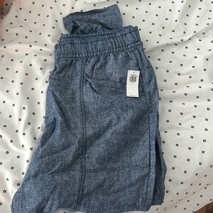 NWT Old Navy Chambray pants size Large